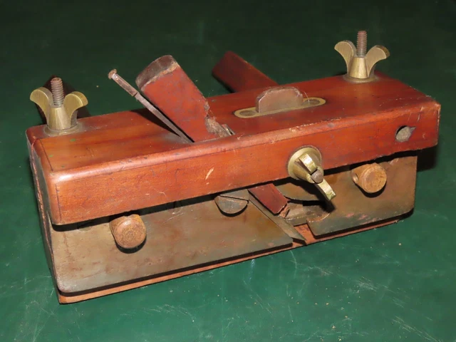 Ancien Rabot De Tonnelier – Outil Ancien N°361 – Lame Bois Et Fer – Fabriqué En France