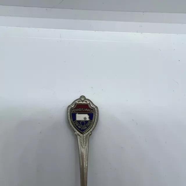 Vintage Souvenir Spoon US Collectible Pennsylvania the New Stone State 2