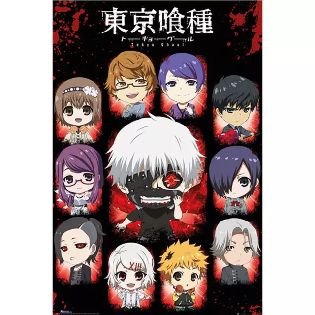 Tokyo Ghoul Chibi Characters Poster TA176