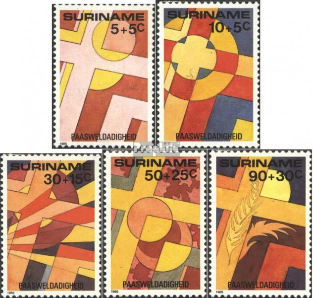 Suriname 1125-1129 (complete issue) unmounted mint / never hinged 1985 Easter