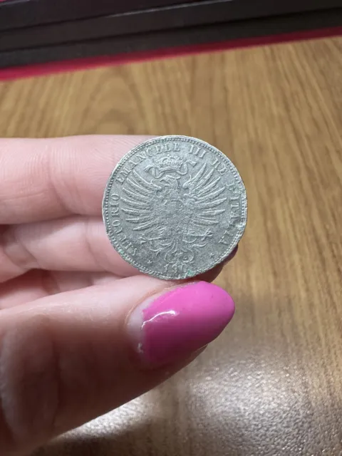 Moneta Regno D' Italia Aquila 25 Cent 1903 Rara Af