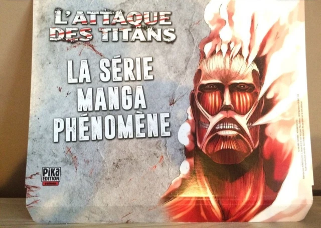 GRAND PLV MANGA L'Attaque des Titans - Hajime Isayama - Pika Editions