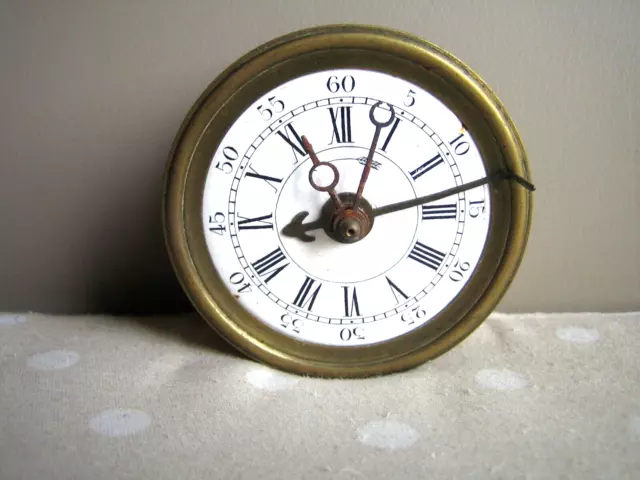 Sveglia Sveglietta Orologio Japy Freres Fine '800  Movimento Con Pendolino