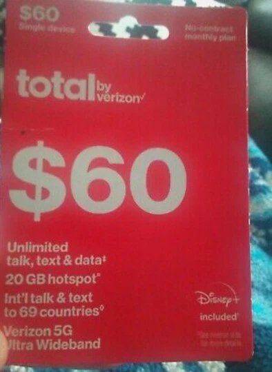 total by verizon phone card