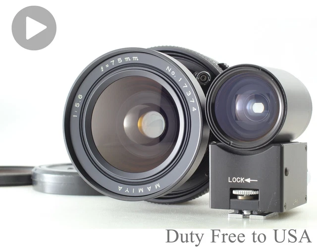 MAMIYA 75mm f5.6 POLAROID 600SE用 ファインダー付 Polaroid 600SE用