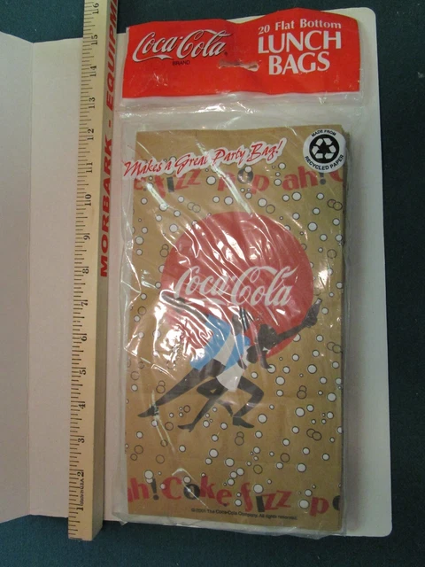 Unopened package of 20 Coca Cola lunch bags