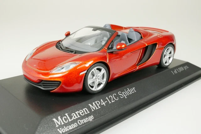 Mclaren MP4-12C spider Volcan Orange 1/43 minichamps 530133030 Neuf