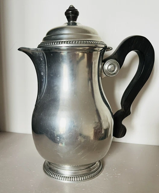 Cafetière "Cheverny" En étain – Étains De France – Pièce Française Authentique