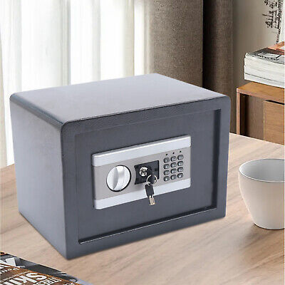 Caja fuerte caja fuerte caja fuerte electrónica para muebles caja fuerte de pared armario 17 L acero entero