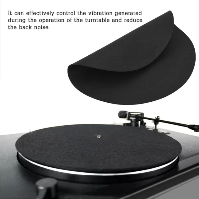 Anti-static Vinyl Turntable Record Pad Antistatic Flat Soft Mat Slipmat Mat Pad