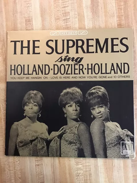 The Supremes Sing Holland-Dozier-Holland Vinyl LP Record Album