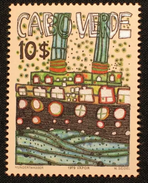 Kap Verde, Cabo Verde Friedensreich Hundertwasser Nr. III  ** LUXUS