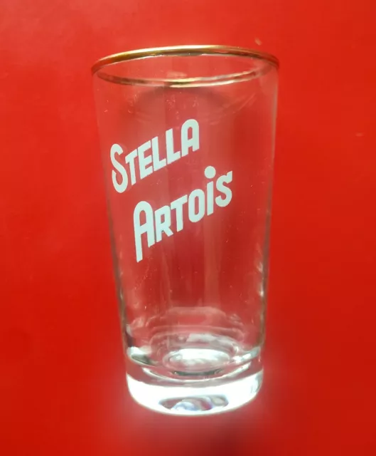 Mini verre à bière STELLA ARTOIS hauteur 8 cm