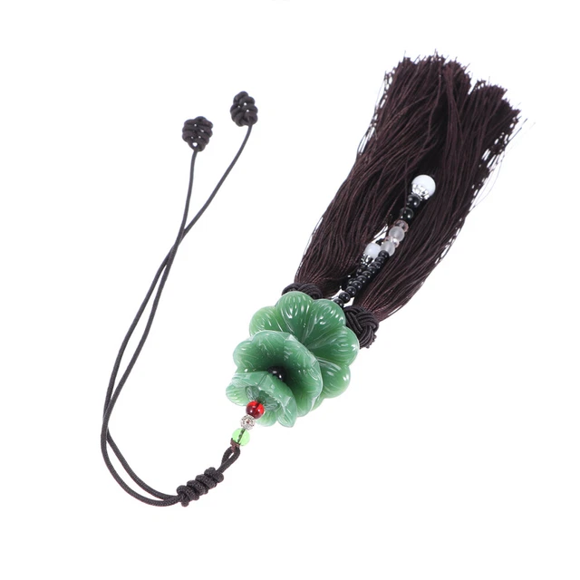 1Pc car tassel hanging decors exquisite Lotus Quaste hängen Anhänger zarte Lotus