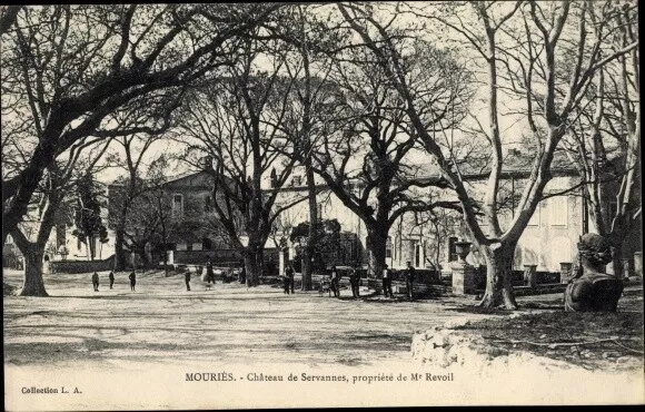 Cartolina Mouriés Bouches du Rhône, Château de Servannes - 2916626