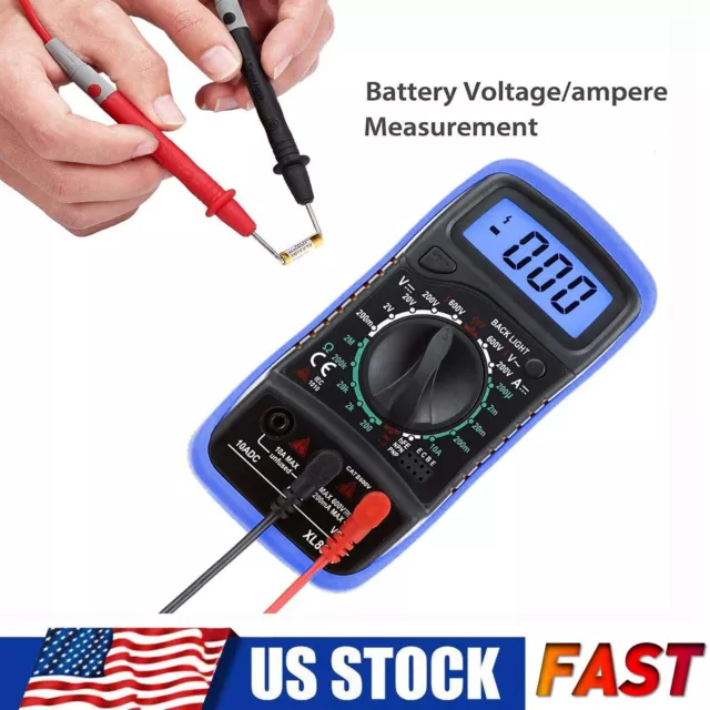 Digital Multimeter Voltmeter XL830L AC DC Ammeter Ohmmeter Volt Meter Tester Ohm