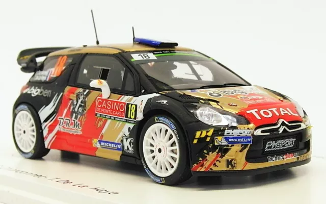 Spark 1/43 Scale S4513 - Citroen DS3 WRC #18 - 47th Monte Carlo 2015