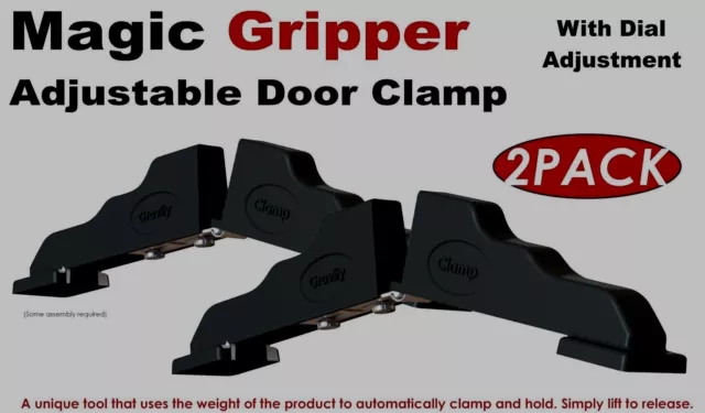 1 Pair Of Magic Gripper Door Clamps By Pro Fit "New Latest Version For 2022”