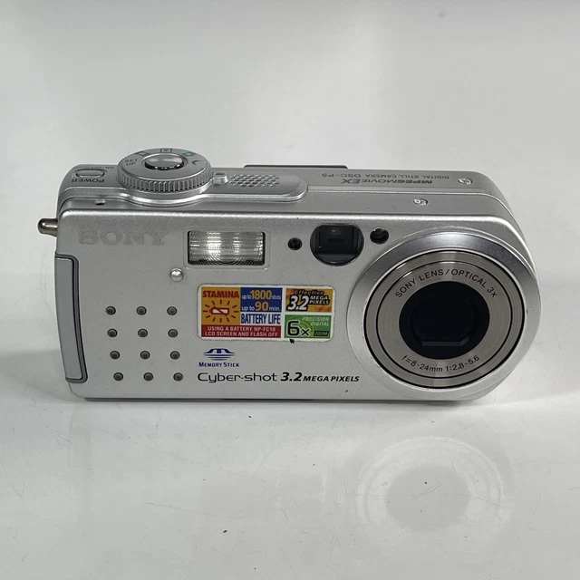 Sony Cybershot DSC-P5 3.2 MP 3x Zoom No Charger or Box