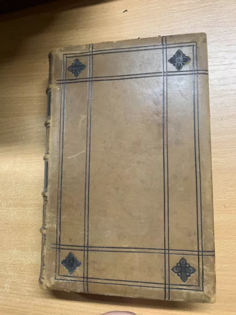 C1880s" la Vida Útil De Cristo" Frederic Con Farrar 1.2kg Antiguo Cuero Libro ( 3