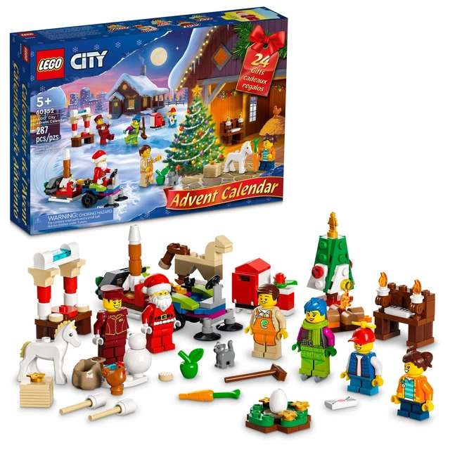 LEGO 60352 CITY 2022 Advent Calendar Building Toy Set 287 Pieces Ages 5