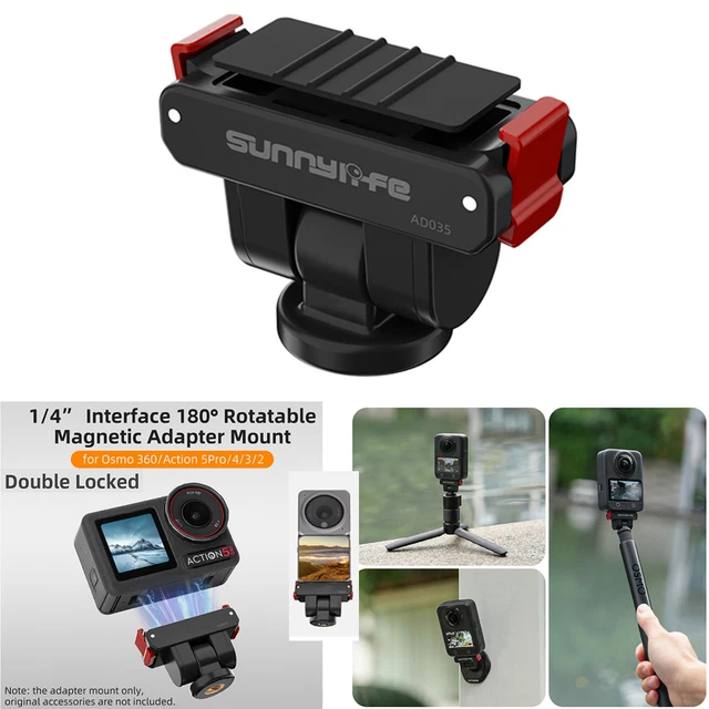 Support Adhésif Flexible Pour Caméra Sportive - Lot De 2, Compatible GoPro, DJI, Insta360, Pour Casque Ou Surfaces Courbes - 9