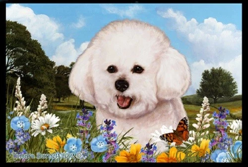 Summer Floor Mat - Bichon Frise 39037