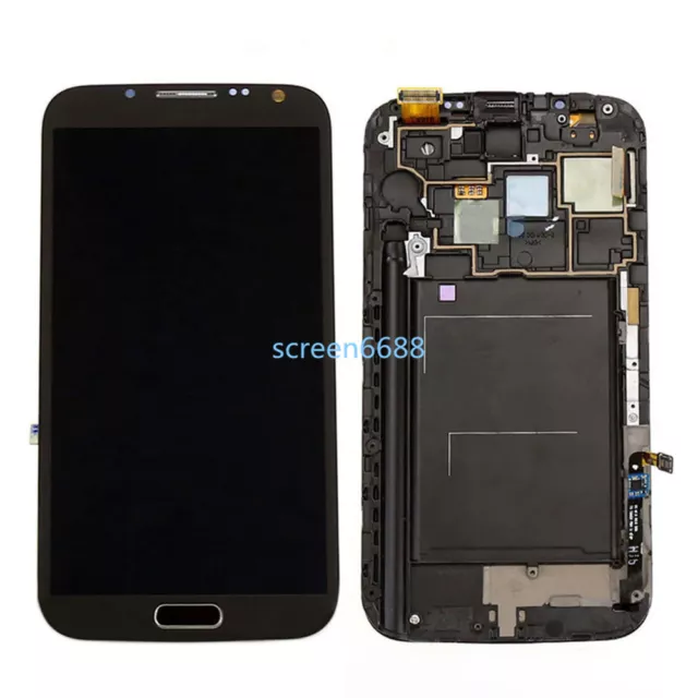 Pantalla Completa LCD Táctil+Marco Para Samsung Galaxy Note 2 N7105 N7100+Tools