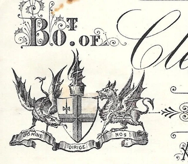 Premium Billhead Clements, Newling Co., LTD, Stationers, Printers, London, 1910