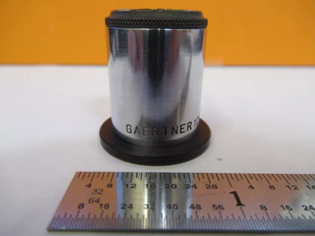 GAERTNER 10X Oculaire Microscope Pièce Optiques Comme sur la Photo &85-B-81