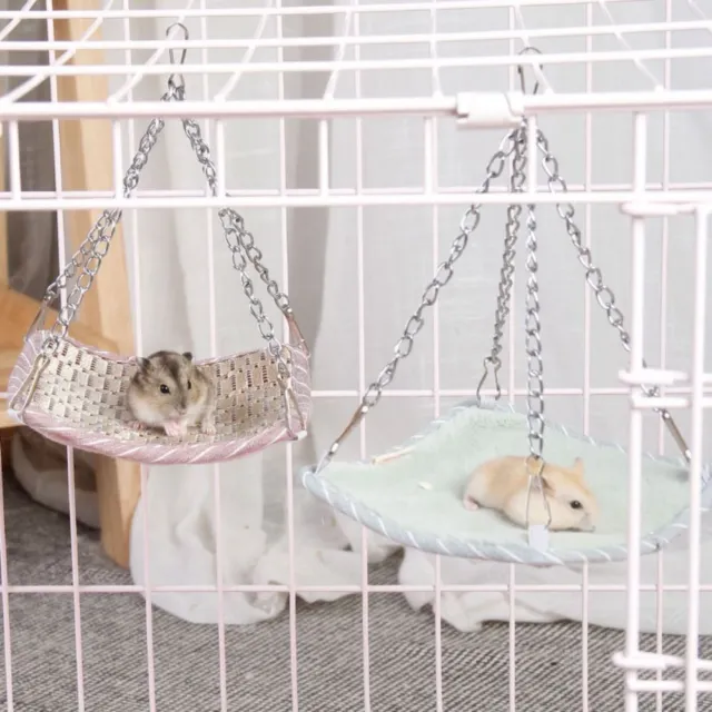 Cute Pet Cage Hammock Hanging Bed Ferret Rat Hamster Toys Nest Squirrel Birds AU