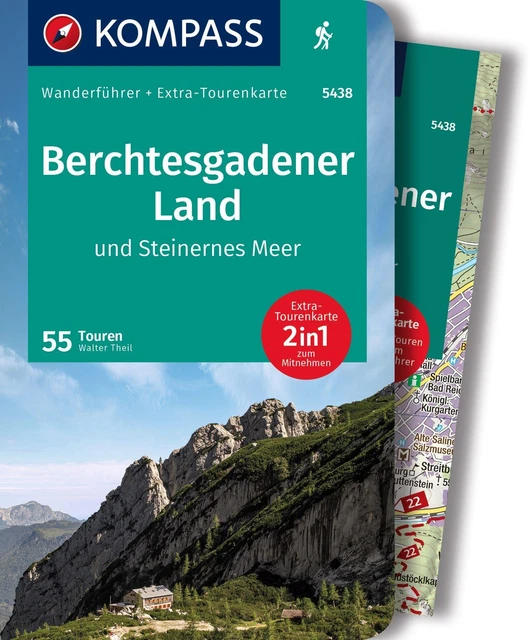 KOMPASS Wanderführer Berchtesgadener Land und Steinernes Meer, 55 Touren Wa ...
