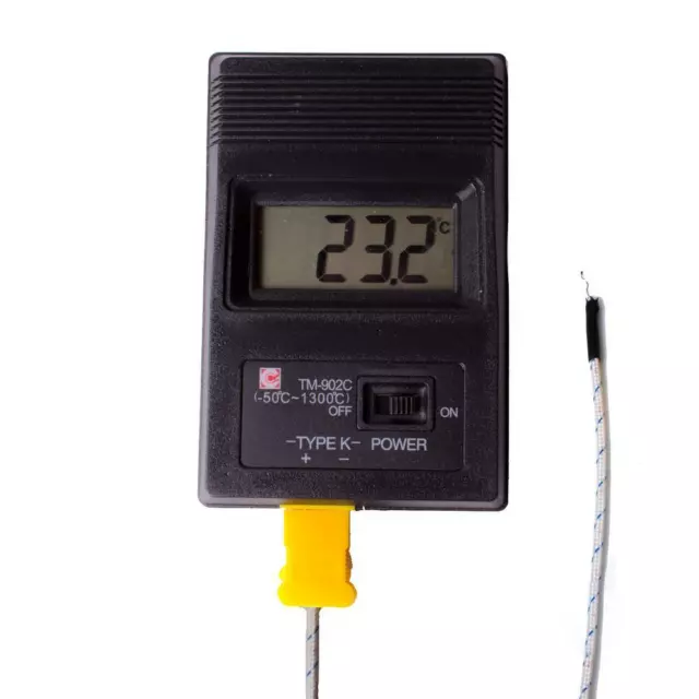 Digital Thermometer -50 bis +700°C Typ K Temperatur Fühler Messgerät