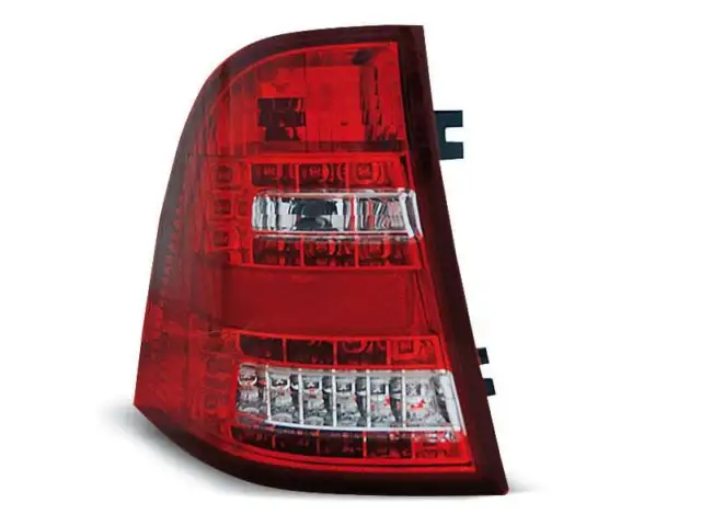 Tail Lights für Mercedes W163 ML M-CLASS 98-05 Red White LED TUNING DE LDME21EG