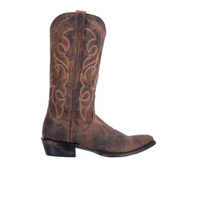 Postal Postal DAN POST BOOTS Renegade Embroidered Round Toe Cowboy Mens Brown Casual ...