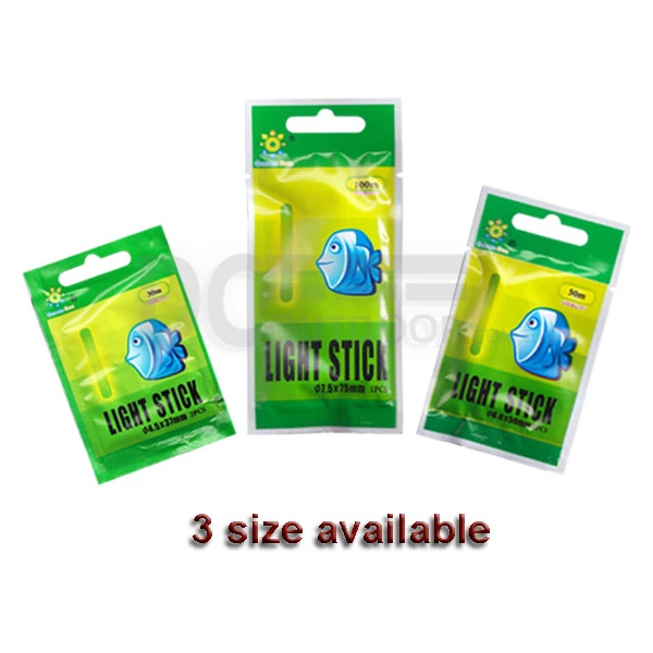 FASPLORE 50pcs Glow Sticks Night Fishing Glow Stick Green Fluorescent Light 4.5mm/3 Mm (3 Mm (0.12 Inch) In Diameter
