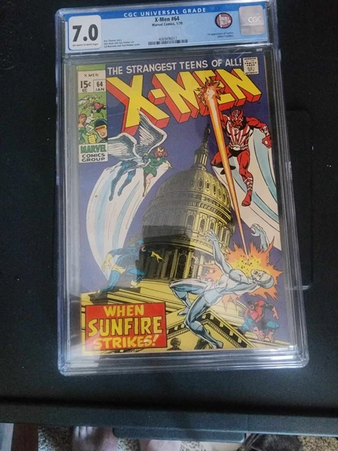 x-men 64 cgc 7.0