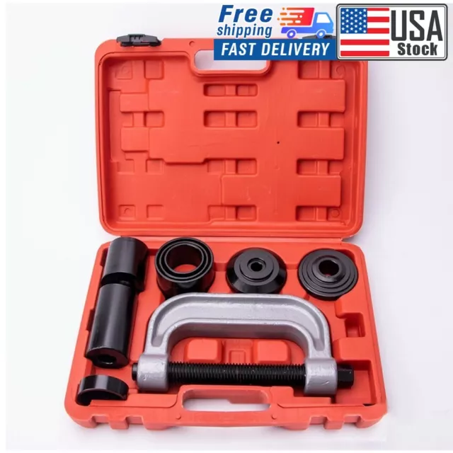 4 in 1 Ball Joint Press & U Joint Removal Tool Kit w/ 4-Wheel Drive Adapters US