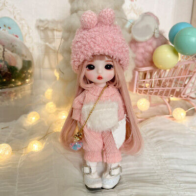 Nuova bambola 16 cm BJD piccola principessa bambole moda corpo donna ragazze + abiti completi