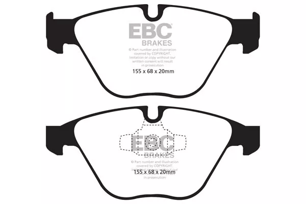 EBC Redstuff Bremsbeläge vorne für BMW 3er (E90) 325 (2.5) Sport (2010 > 12)