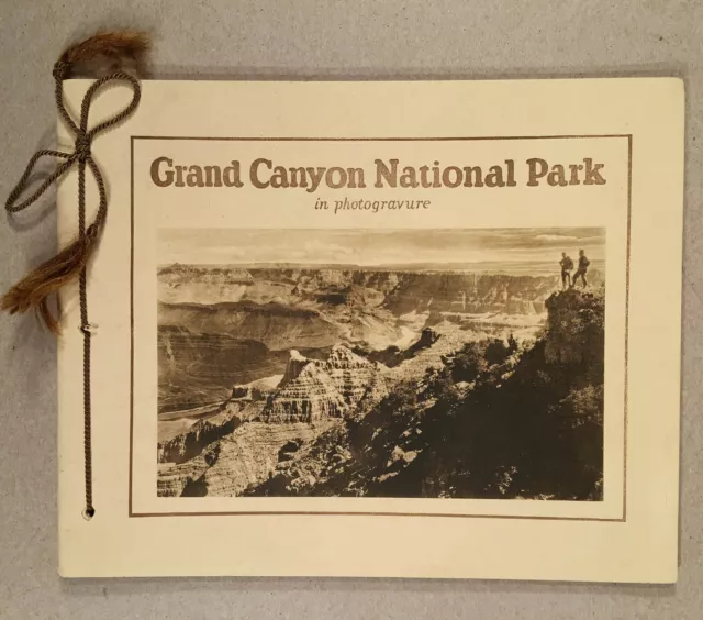 GRAND CANYON NATIONAL PARK IN PHOTOGRAVURE 1925 El Tovar Studio Fred Harvey Book