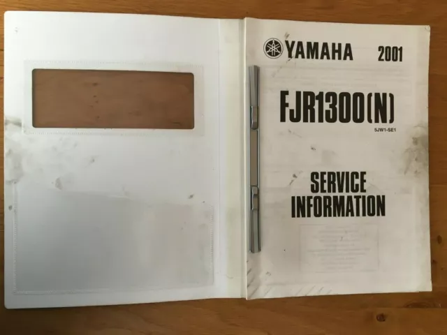 Yamaha FJR1300 N Werkstatt Service Information Handbuch 5JW 2001, siehe unten