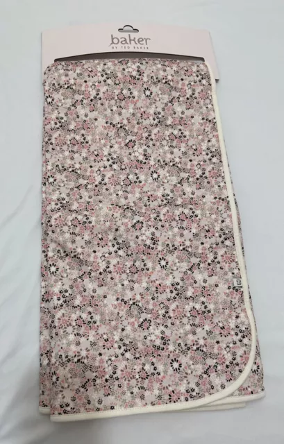 NEW BABY GIRLS Ted Baker Baby Blanket Cozy Sleep Blanket Floral Pink 19.99 PicClick UK