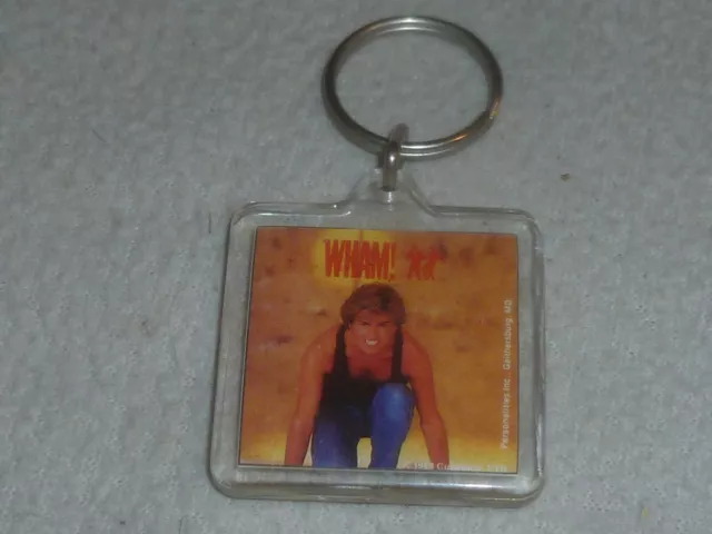 Vintage Wham Key Chain George Michael Music Novelty 1980S