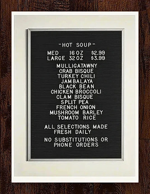 Seinfeld The Soup Nazi Menu No Substitutions LTD AP TV Poster Print 18x24