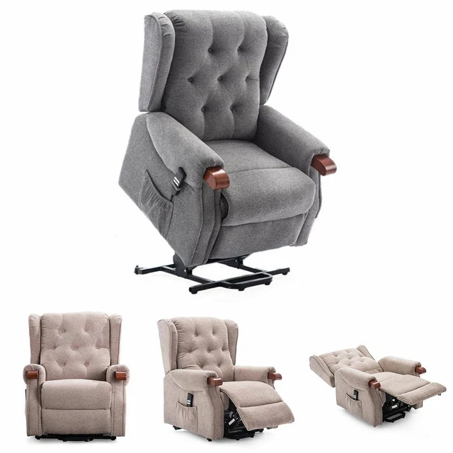 Harrogate Fabric Electric Dual Motor Rise Recliner Mobility Sofa Armchair