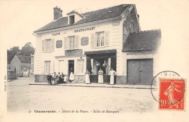Cpa 91 Chamarande / Hotel De La Place / Lemoine / Banqet Room