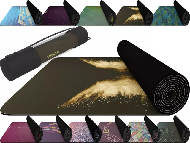 Yoga Mat Thick by RDX, Exercise Mat, Workout Mat, Fitness Mat, Pilates, 6MM 3