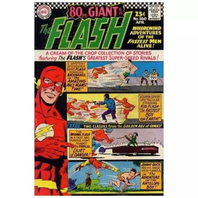 Flash (1959 series) #160 in Fine minus condition. DC comics [z"