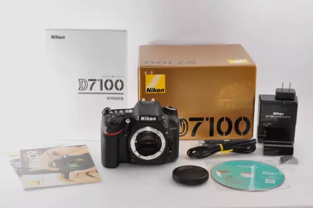 [Near MINT in Box Count 27823] Nikon D7100 24.1MP Digital SLR Camera Body FF1216